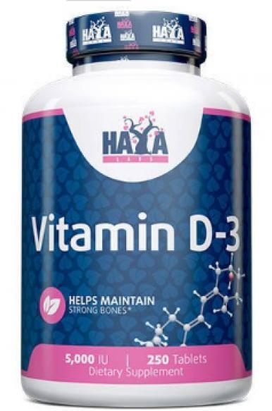 Вітамин Д Haya Labs Vitamin D-3 5000 IU 250 softgels