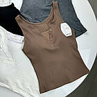 Жіночі бавовняні стильні майки #26123, фото 3