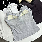 Жіночі бавовняні стильні майки #2035, фото 4