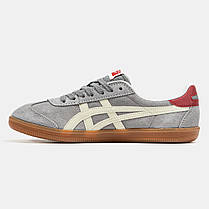 Жіночі кросівки Asics Onitsuka Tiger Tokuten Grey White Red | Легкість, дизайн та зручність, фото 3