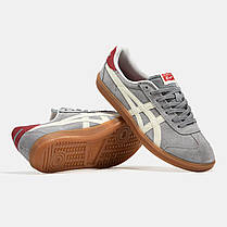 Жіночі кросівки Asics Onitsuka Tiger Tokuten Grey White Red | Легкість, дизайн та зручність, фото 5
