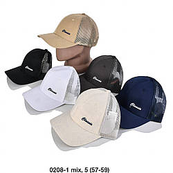 Чоловіча кепка із сіткою Об'єм: 57- 59 см (24387)