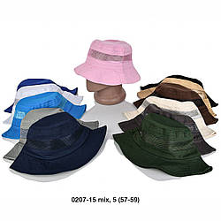 Доросла літня панама зі вставкою сітки Об'єм: 57- 59 см (24389)