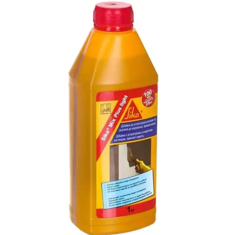 Пластифікатор, замінник вапна Sika MixPlus Light, 1 кг, фото 1