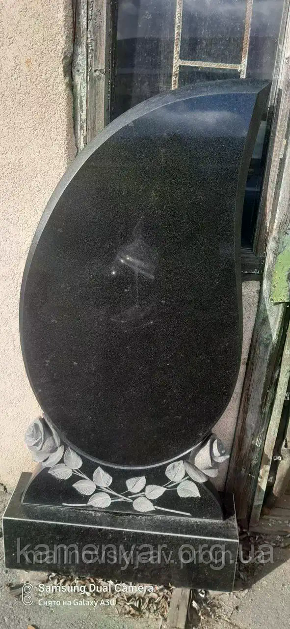 Гранітний комплект, різьба, фото 1