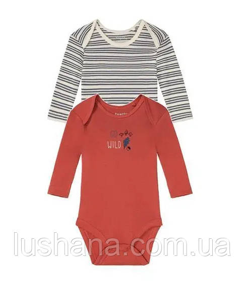 Комплект дитячих бодіків Lupilu на хлопчика р.74-80, 6-12 місяців