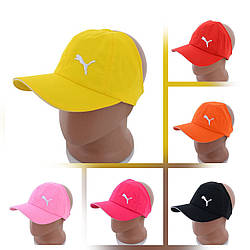 Жіночий козирок на гумці зі спортивною вишивкою Об'єм: 56- 59 см (24403)