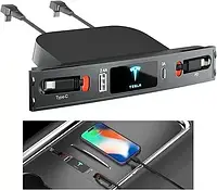 Док-станція Tesla Model 3/Y, концентратор з висувним кабелем USB