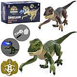 Великий динозавр на радіокеруванні 51 см, звук, світло, пара, ходить, фото 5
