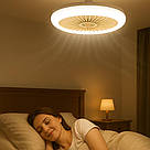 Лампа вентилятор в патрон Е27 + пульт, CHP-006, Біла / Світлодіодний стельовий світильник, фото 5