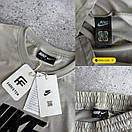 Костюм чоловічий літній світло-сірий футболка та шорти фірмовий Nike (Найк), фото 3