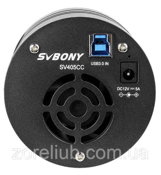 Астрокамера SVBONY SV405CC з охолодженням — кольорова камера для астрофотографії, сенсор Sony IMX294, 11.7 МП