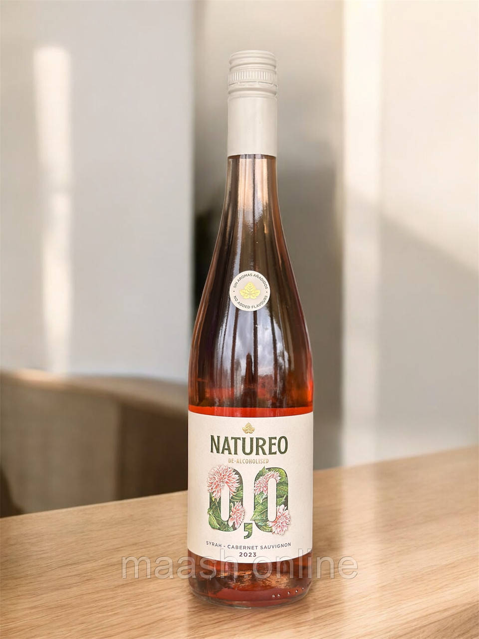 Вино Рожеве безалкогольне Natureo Rosado Torres, 750мл, фото 1