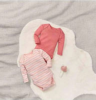 Боді Lupilu на дівчинку / набір 2 шт. / довгий рукав / 74-80 / 6-12 міс.