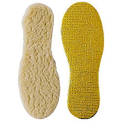 Стельки зимние с алюмелевой фольгой NordicFlock 40 (26.0 см) трехслойные термостельки, овчина + фольга