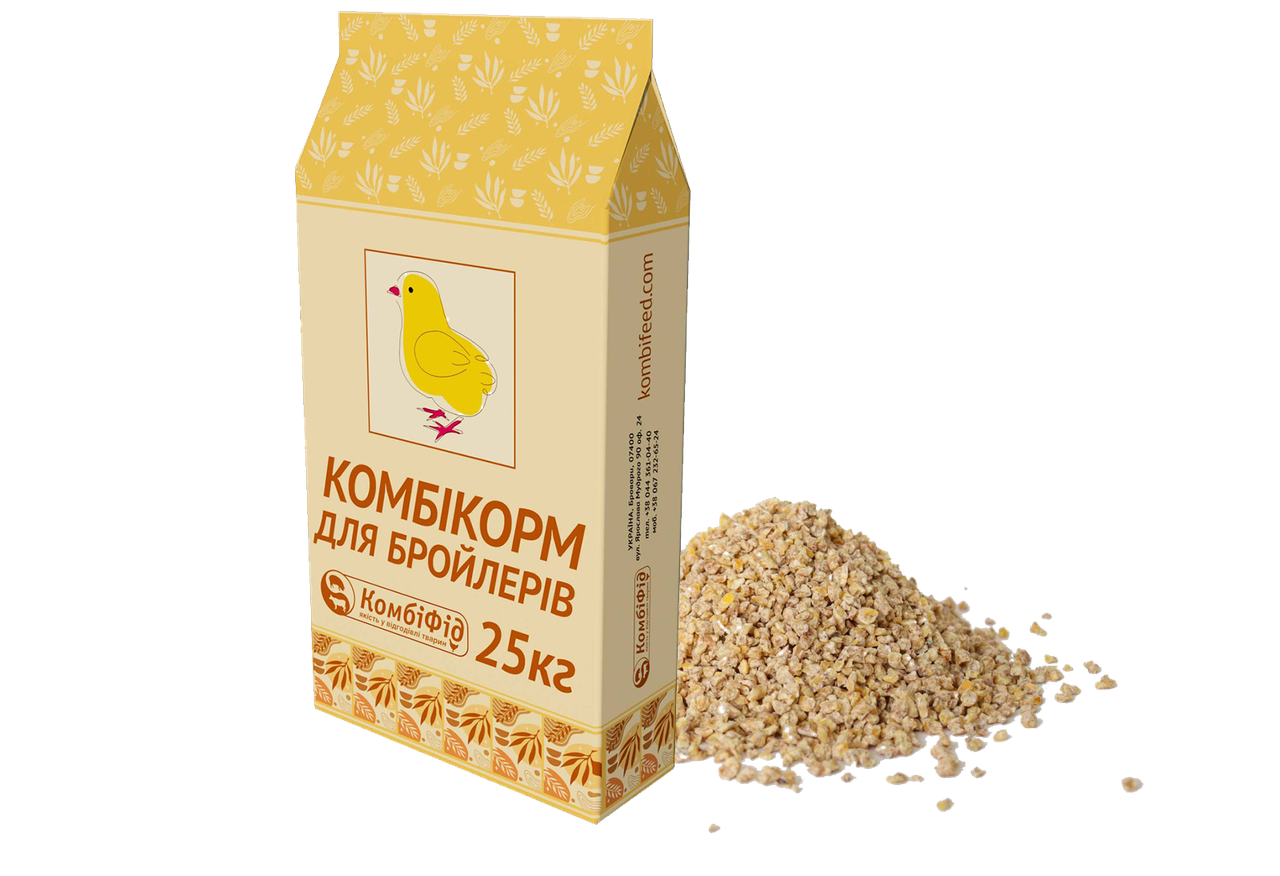 Готовий комбікорм Комбі лаєр 100% для бройлерів від 0 до 10 днів 10кг, КомбіФід, фото 1