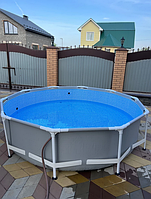 Басейни Intex та Bestway з картриджним фільтр-насосом, Басейн каркасний круглий інтекс, Басейни сімейні