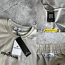 Костюм чоловічий літній світло-сірий футболка та шорти фірмовий Stone Island (Стон Айленд), фото 3
