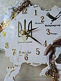 Годинник  Україна з епоксидної смоли, фото 5