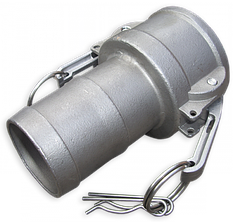 KAMLOK Тип C - штуцер під шланг 4" - нержавіюча сталь, CGC400A/SS