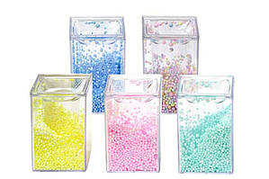 Підставка для ручок акрилова ООПТ з пінопластовими кульками	13586