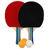 Набір для настільного тенісу Magical MT-808 2 ракетки 3 м'яча чохол, фото 6