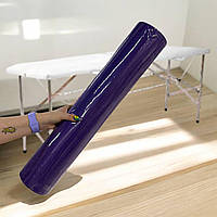 Одноразове простирадло в рулоні спанбонд 60 см × 100 м, 20 г/м² фіолетове