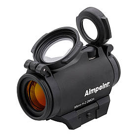 Приціл коліматорний AIMPOINT Micro H-2, 2 МОА Red Dot Reflex Sight - Standard Mount, Колір: Black, 200185