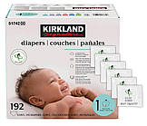 Підгузки Kirkland Signature 1 розмір 192 шт. (США)