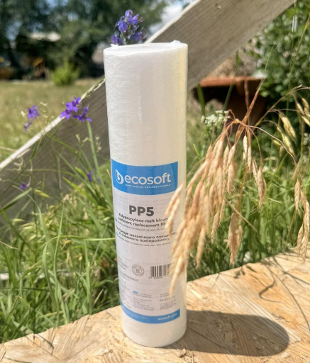 Картридж зі спіненого поліпропілену Ecosoft 2,5"x10" 1 мкм, фото 1