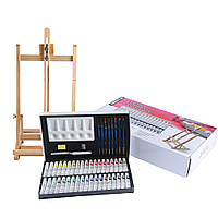 Набір для художника Art Rangers з мольбертом і акриловими фарбами на 51 предмет