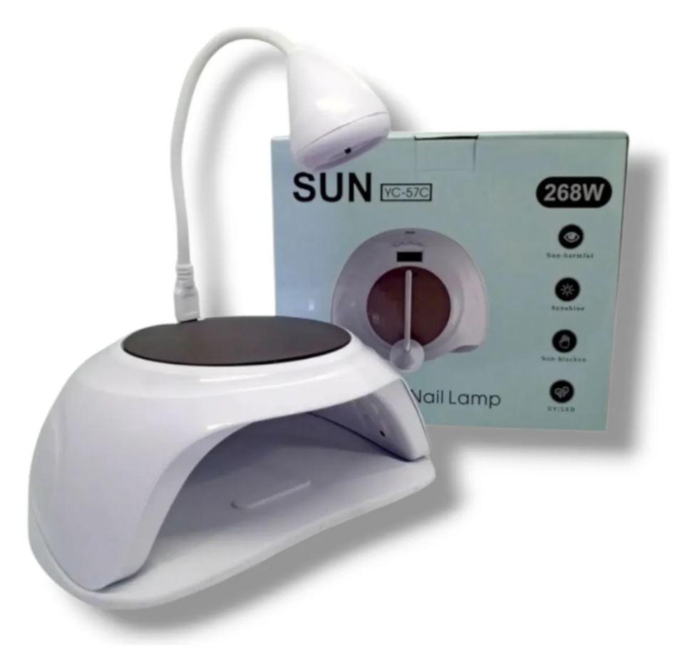 Лампа для манікюру UV/LED Sun YC-57C (з додатковою лампою для сушіння гелю), 268 Вт, фото 1
