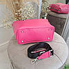 Сумка жіноча шкіряна ТМ "Vasha Para". Колір фуксія, фото 4