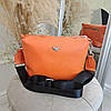 Сумка жіноча шкіряна ТМ "Vasha Para". Колір помаранчевий, фото 2
