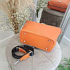 Сумка жіноча шкіряна ТМ "Vasha Para". Колір помаранчевий, фото 4