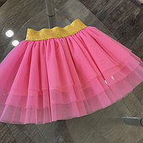Дитяча спідниця з фатину кольору барбі Five Stars 10987-122р, фото 2