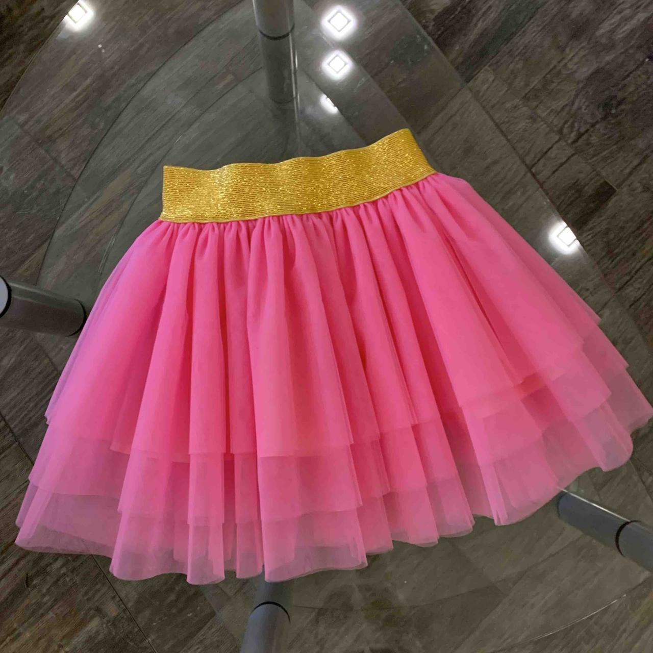 Дитяча спідниця з фатину кольору барбі Five Stars 10987-122р