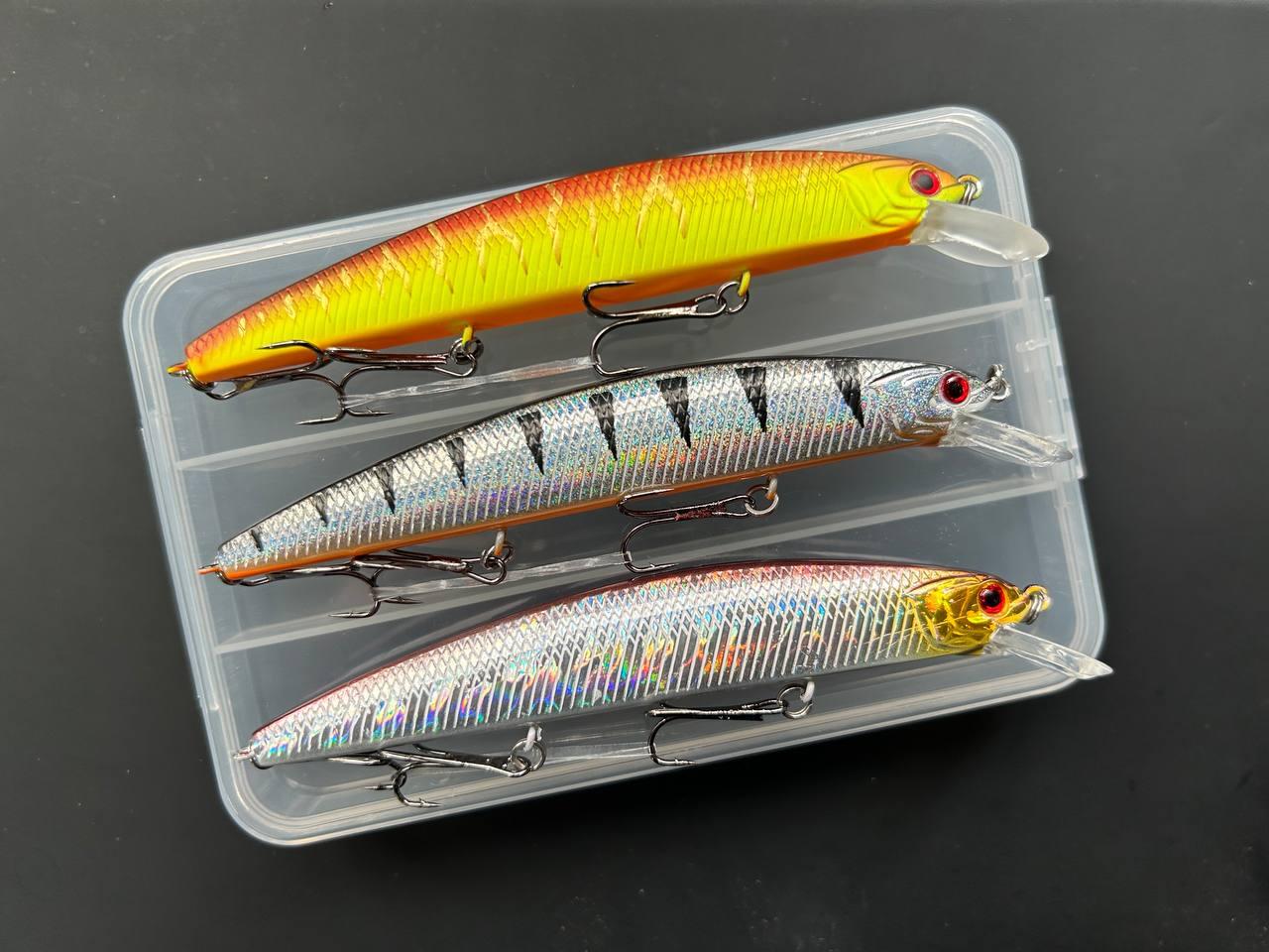 Воблер Columbia Varuna 110SP, 110 мм, 16 г (набір 3шт+коробка) | Японська якість, фото 1