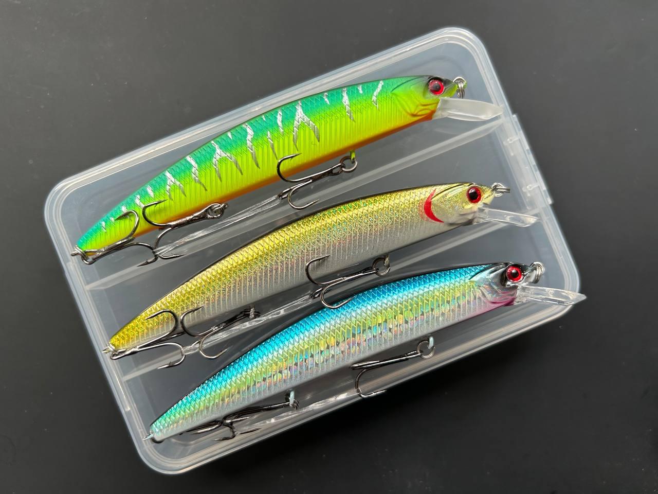 Воблер Columbia Varuna 110SP, 110 мм, 16 г (набір 3шт+коробка) | Японська якість, фото 1