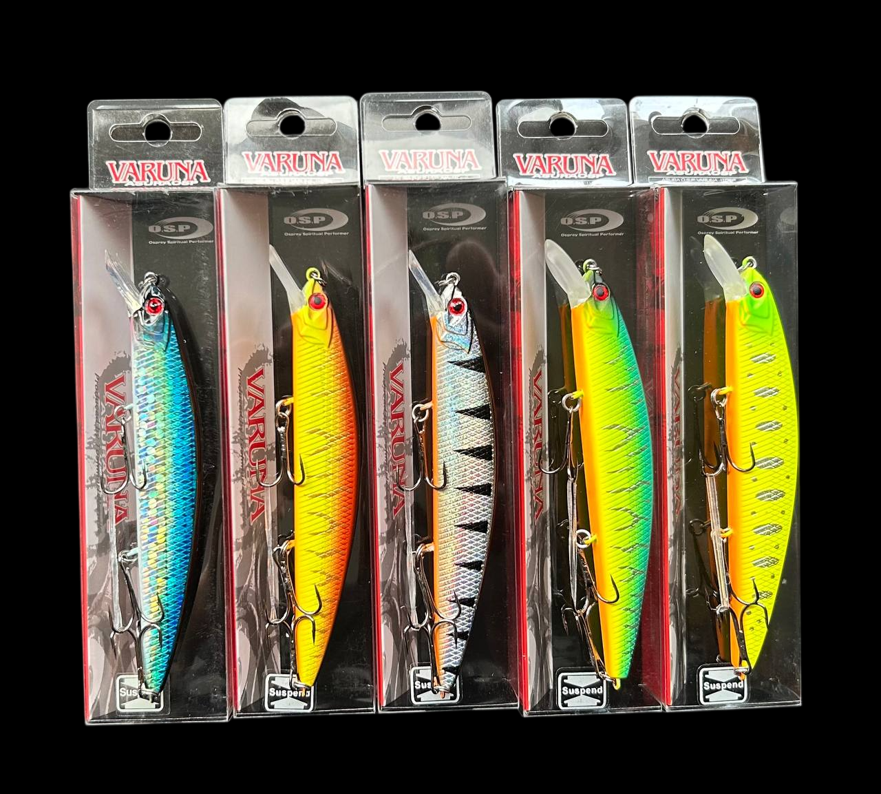 Воблер Columbia Varuna 110SP, 110 мм, 16 г (набір 5шт) | Японська якість, фото 1