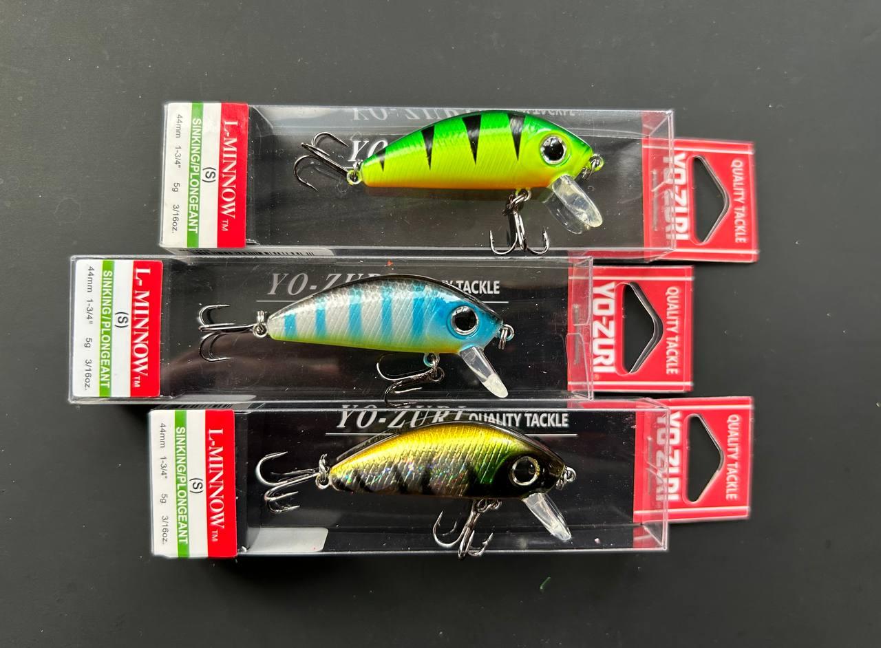 Воблер Columbia L-MINNOW 44, 44 мм, 5 г (набір 3шт) | Японська якість, фото 1