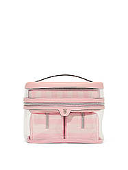 Набір Косметичок Victoria's Secret 4-Piece Makeup Bag 4 в 1, у рожеву смужку