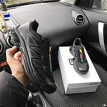 Кросівки чоловічі Salomon XT6 Lab total Black Саломон ХТ6 Лаб повністю чорні весна літо, фото 5