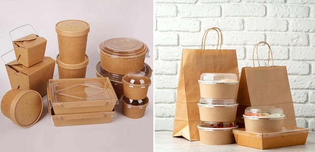 тара і упаковка для доставки їжі