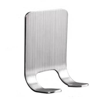 Тримач для бритви самоклеючий - гачок настінний - silver