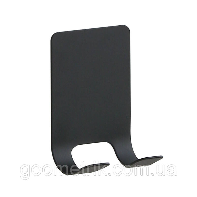 Тримач для бритви самоклеючий - гачок настінний - black, фото 1