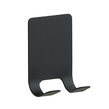 Тримач для бритви самоклеючий - гачок настінний - black