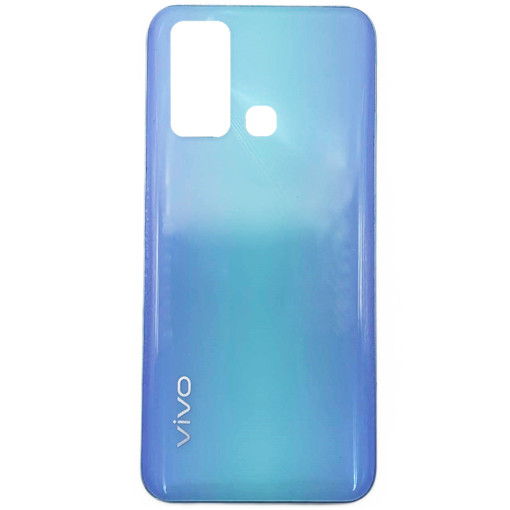 Задня кришка Vivo Y30 /Y50 блакитна, з рамкою корпусу