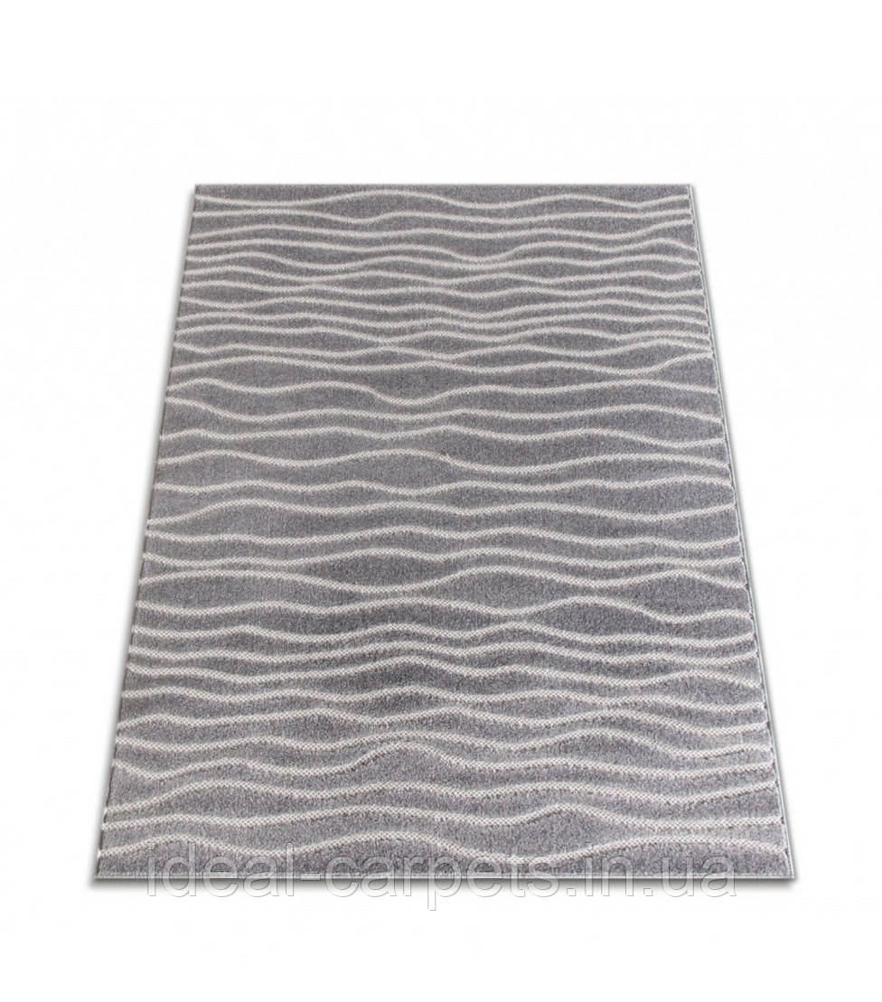Килим 1.6*2.3м Roksi 0612 Сірий 3D ворс, фото 1
