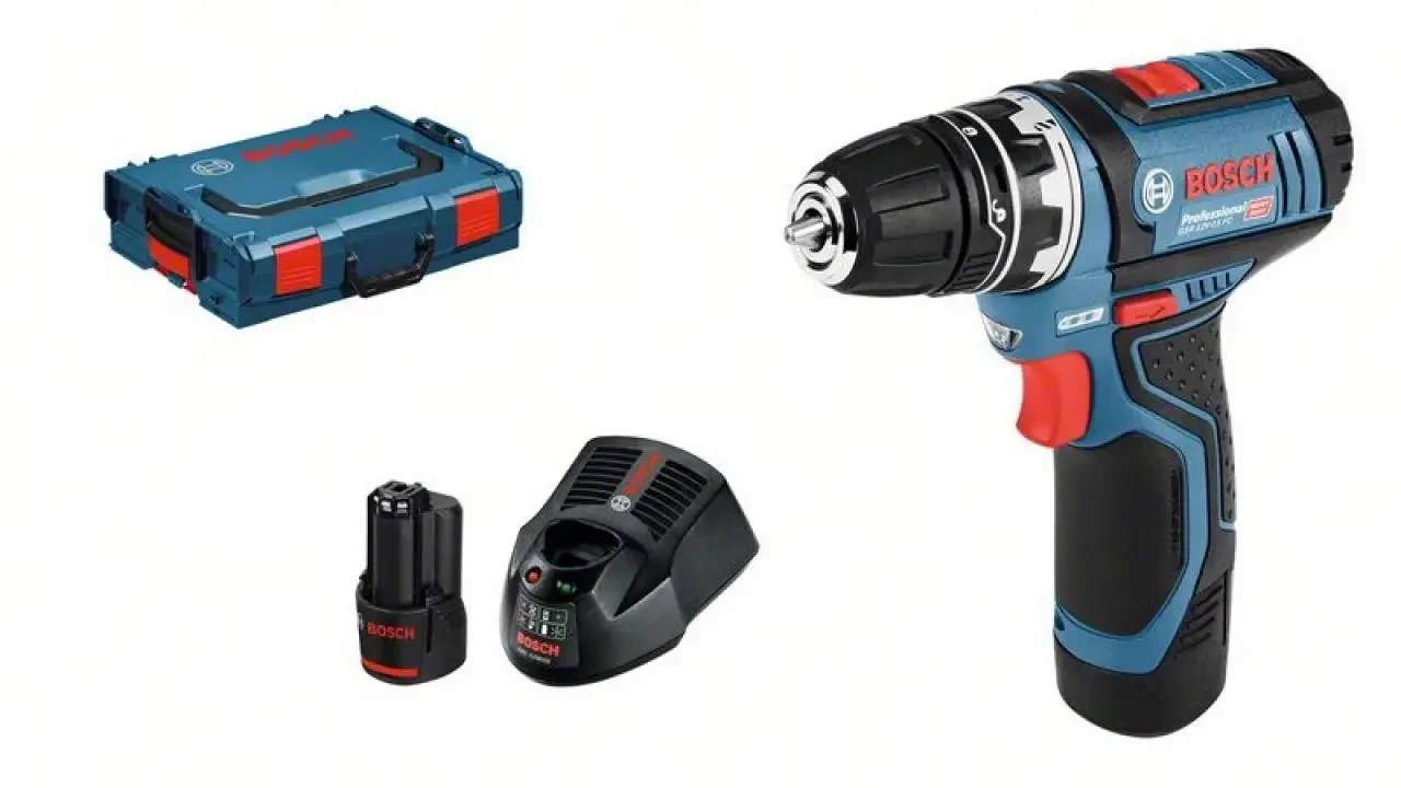 Bosch GSR 12V-15 FC (06019F6001) Акумуляторний дриль-шуруповерт комплект, фото 1